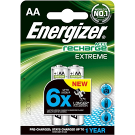 Аккумулятор «Energizer» Extreme AA 2300 mAh FSB4 Pre-Ch, E300624603, 4 шт