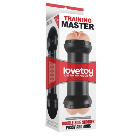 Мастурбатор 2 в 1 Training Master Double Side Stroker Pussy and Anus