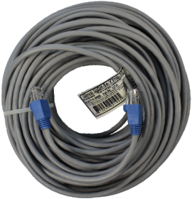 Патчкорд  UTP5e RJ45-RJ45 30м (4х2х24AWG[0.5мм] CCA) ("ЛВВ" Шнур ШДИ-5e УУпр-30э)