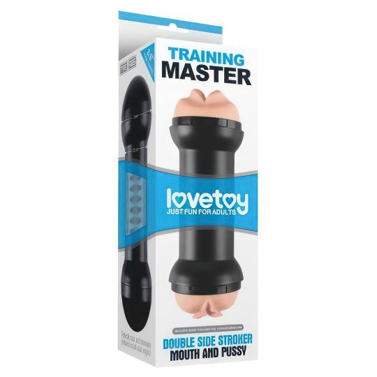 Двойной мастурбатор Training Master Double Side Stroker Mouth and Pussy