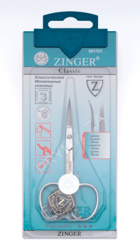 Ножницы маникюрные для ногтей с ручной заточкой B-113 SH ZINGER