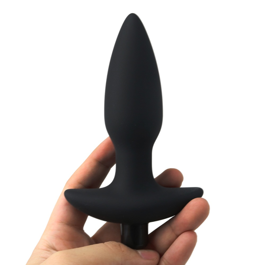 Анальная пробка с вибрацией Silicone Fantasy Anal Plug