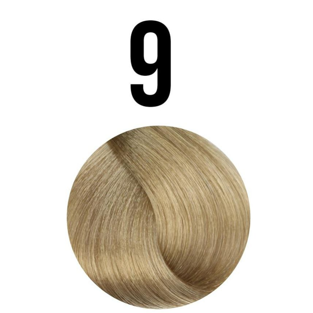 Крем-краска для волос «Inebrya» на семенах льна и алоэ вера, 9, 100 мл