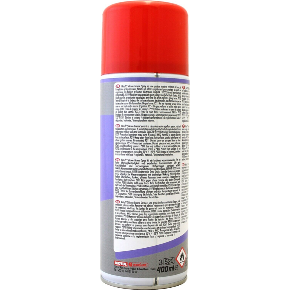 Смазка техническая «Motul» Silicone Grease Spray, 106557, 400 мл