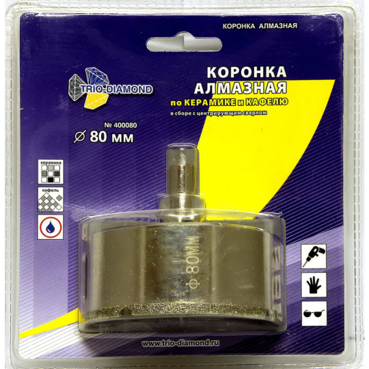 Коронка «Trio-Diamond»  400080