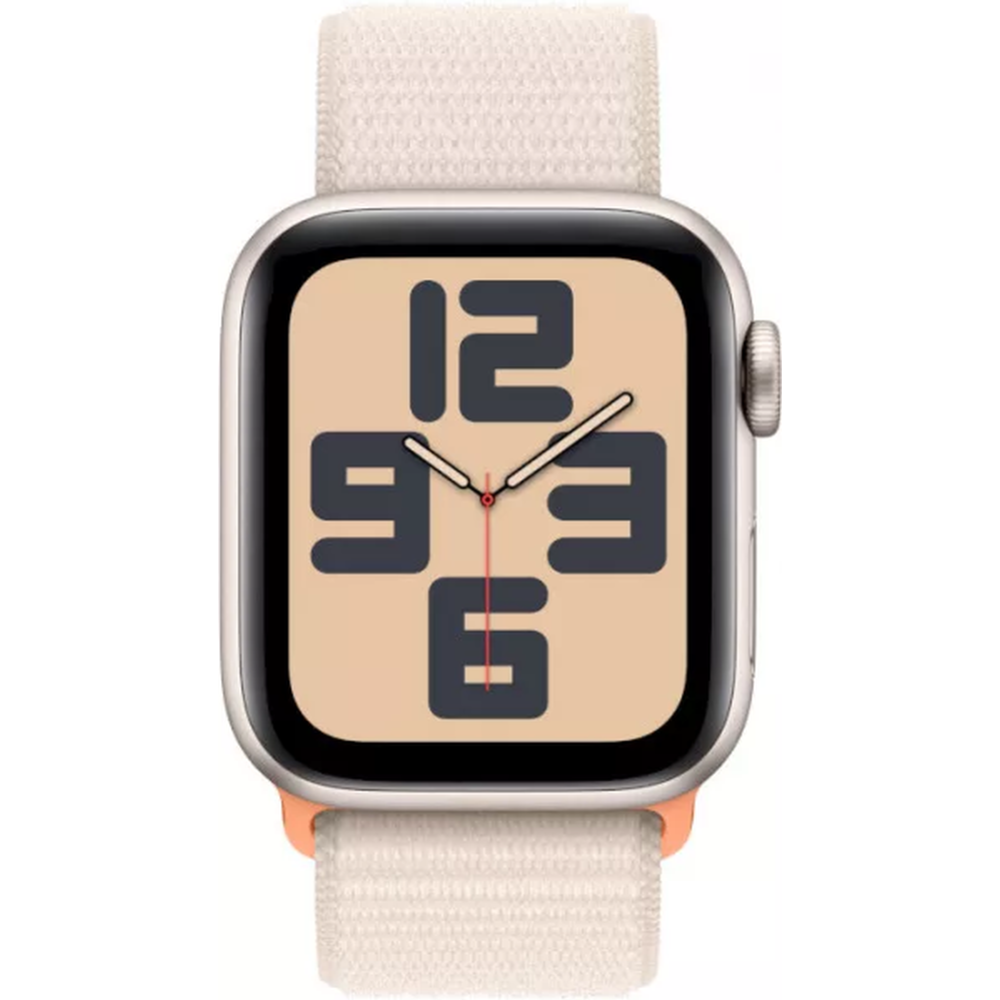 Умные часы «Apple» Watch SE 2, GPS, 40mm, звездный свет, плетеный ремешок