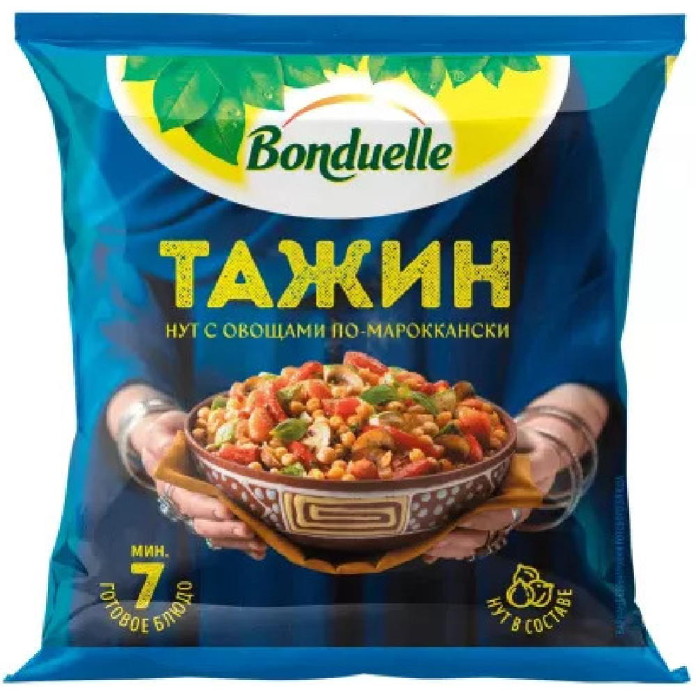 Нут с овощами по-мароккански «Bonduelle» Тажин, 400 г #0