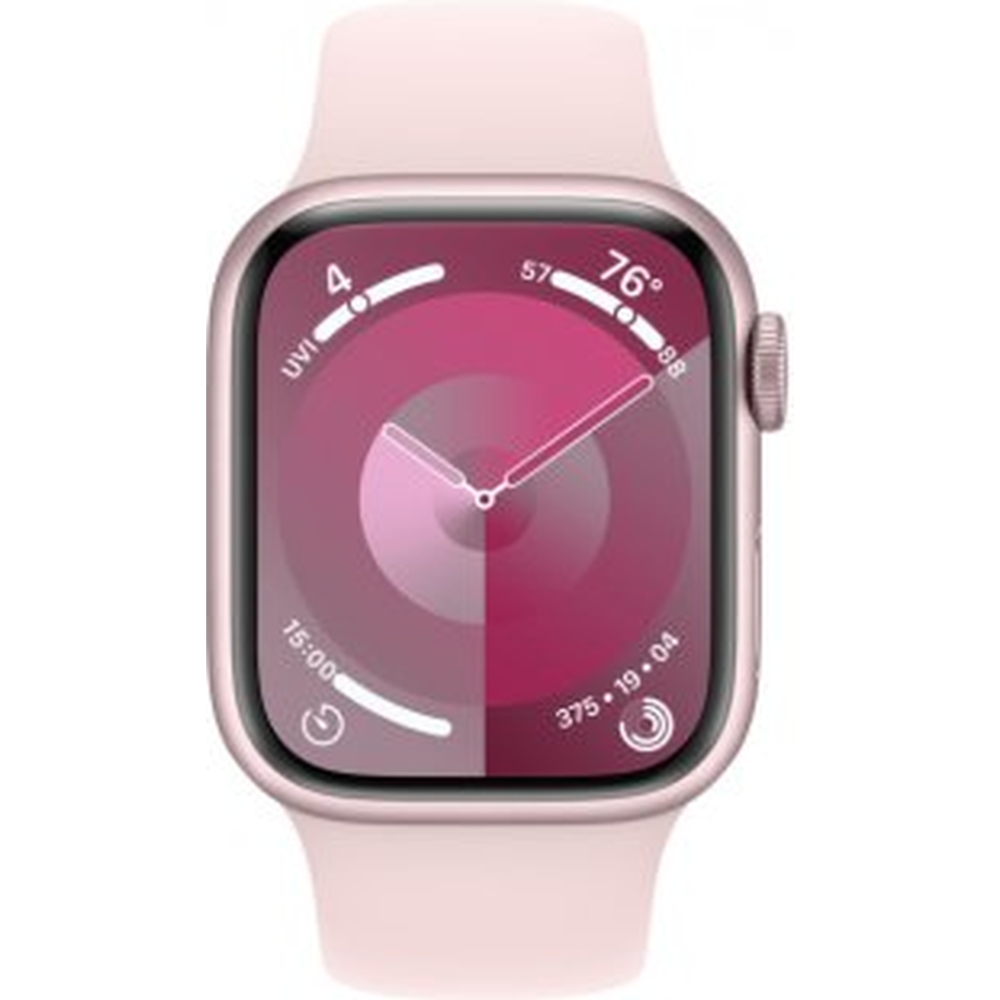 Умные часы «Apple» Watch Series 9, GPS, 45mm, розовый, ремешок M/L
