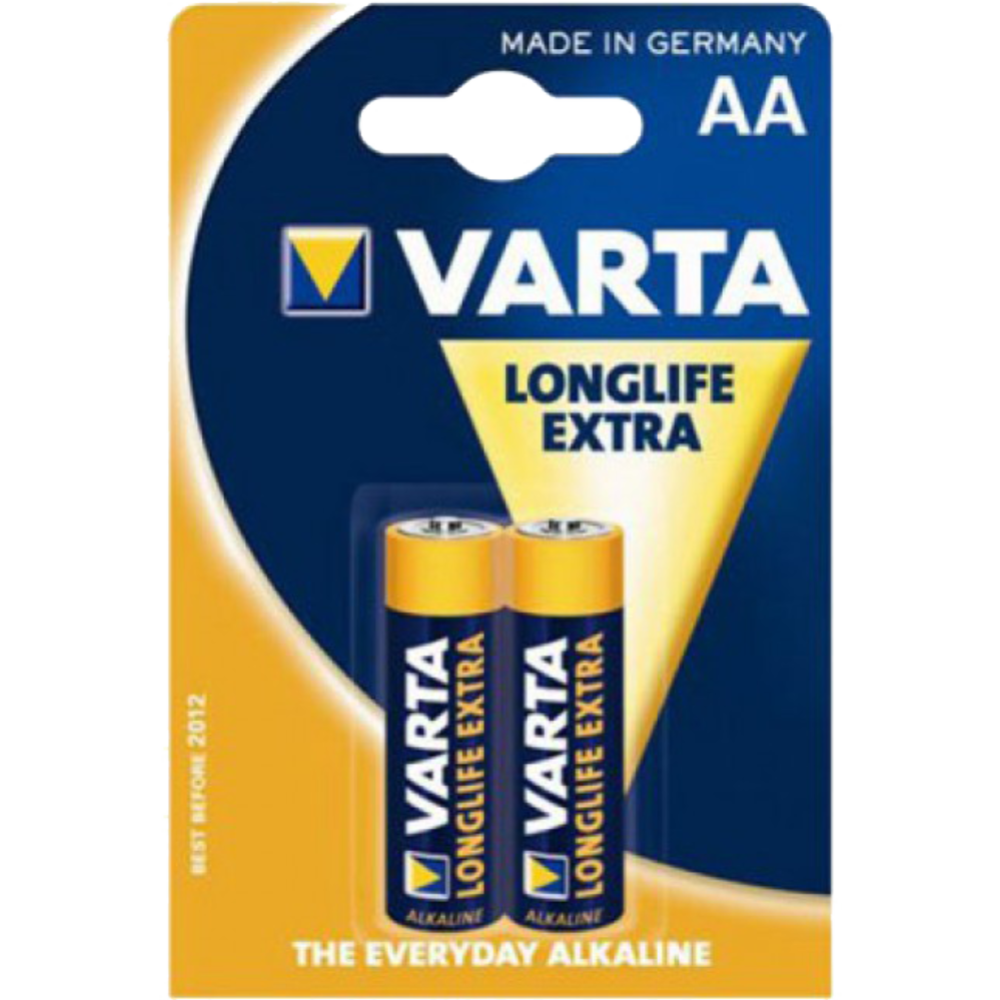 Батарейка «Varta» Longlife, AА, LR6/4106 4BP, 2 шт #0