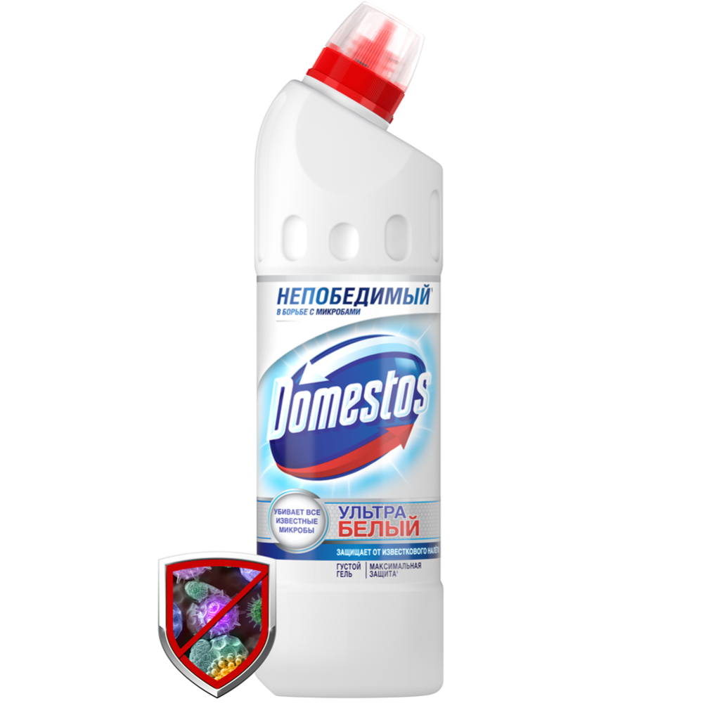 Средство чистящее для унитаза «Domestos» ультра белый, 500 мл #0