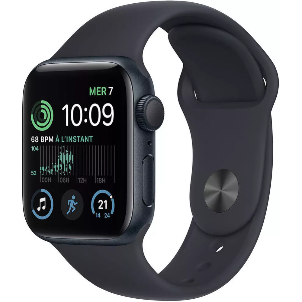 Умные часы «Apple» Watch SE 2, GPS, 40mm, полуночный, ремешок M/L