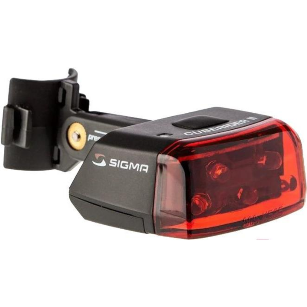 Фонарь для велосипеда «Sigma Sport» Cuberider II RL700, Red/Black, 18115