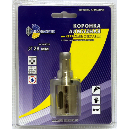 Коронка «Trio-Diamond»  400028