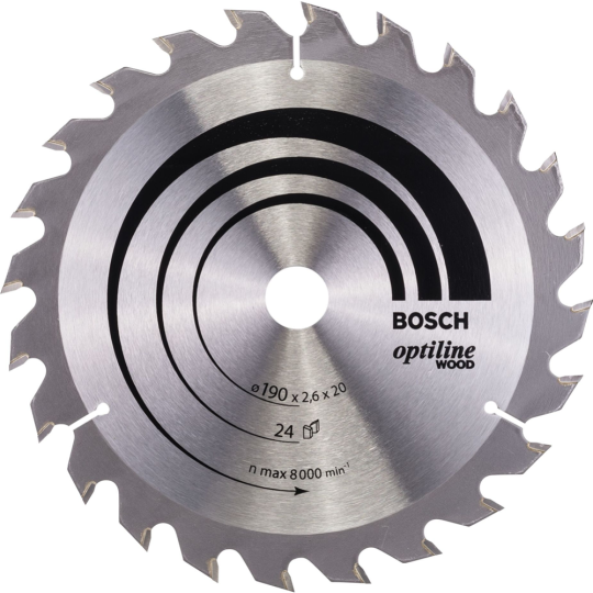 Диск пильный «Bosch» Optiline Wood  2608640615