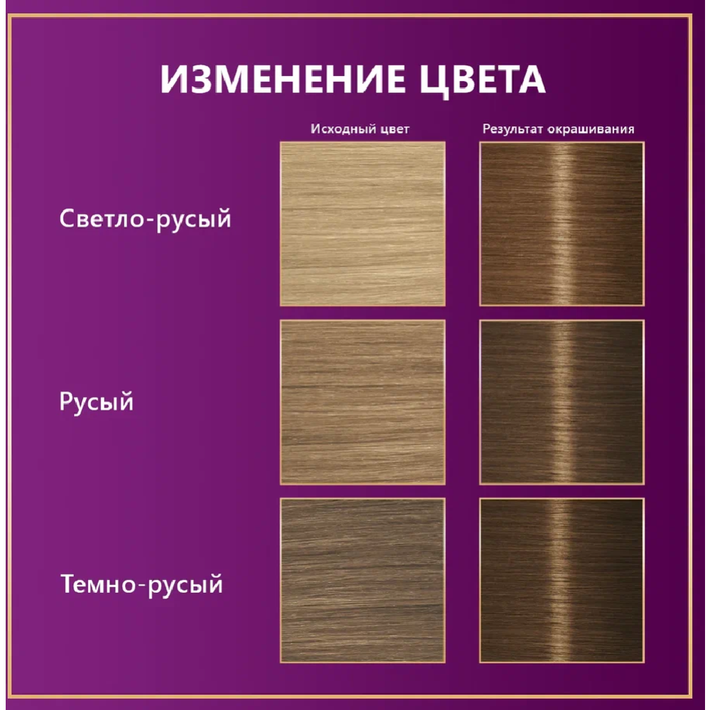 Краска для волос «Палетт» средне-русые N6.