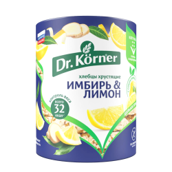 Хлебцы ку­ку­руз­но-ри­со­вые «Dr.Korner» имбирь и лимон, 90 г