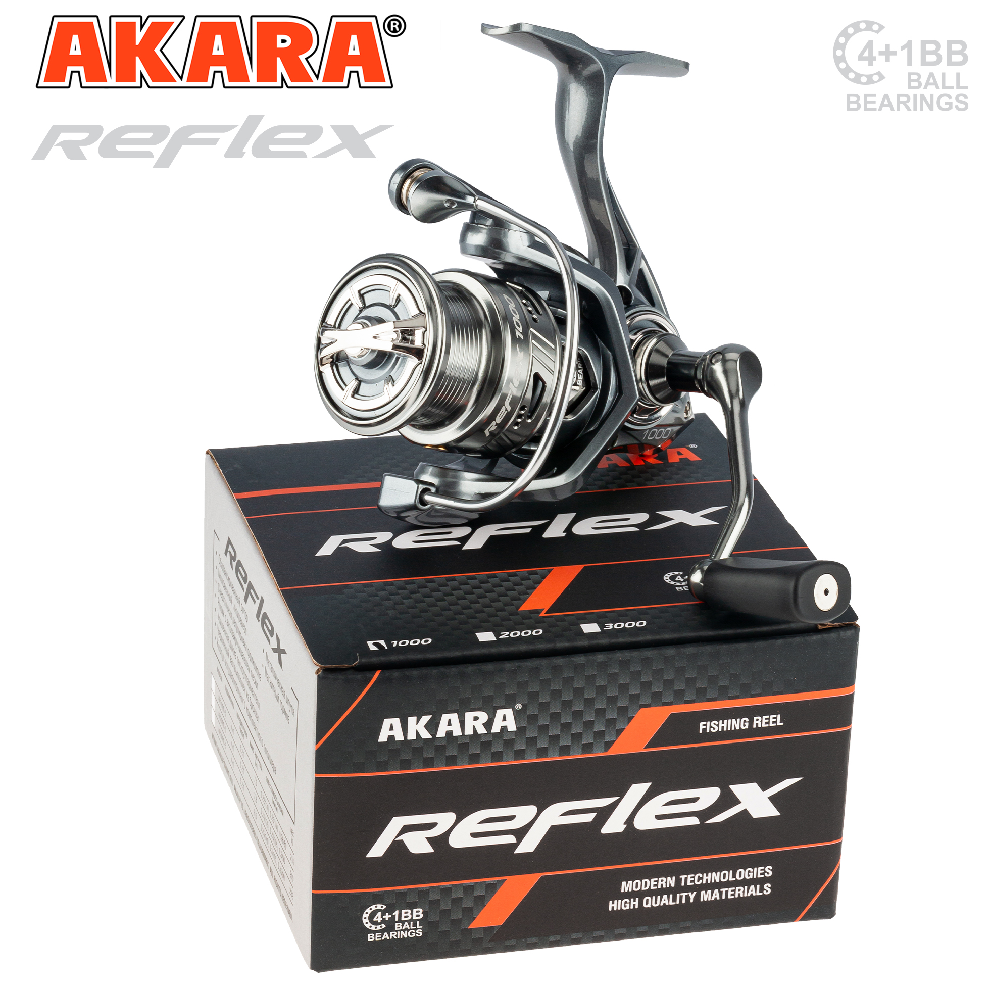 Катушка безынерционная Akara Reflex 1000 4+1bb