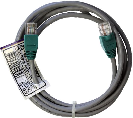 Патчкорд кроссовер UTP5e RJ45-RJ45 2м (4х2х24AWG[0.5мм] CCA) ("ЛВВ" Шнур ШДИ-5e УУ-2э)