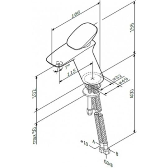 Смеситель «AM.PM» Spirit V2.0 F70A02100