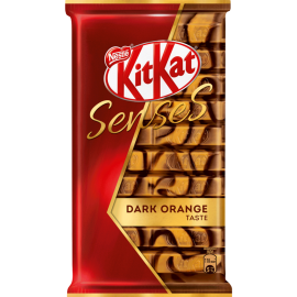 Шоколад «KitKat» Senses dark orange taste, декорированный, 112 г