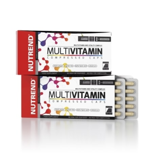 Витамины MULTIVITAMIN COMPRESSED Nutrend, 60 капс.