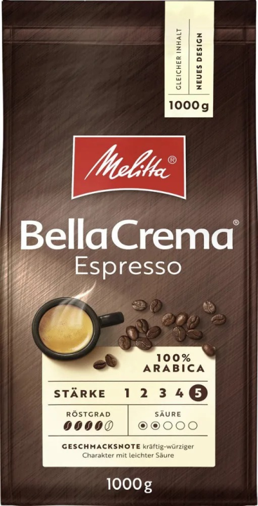 Кофе в зернах MELITTA Bella Crema Espresso 1кг