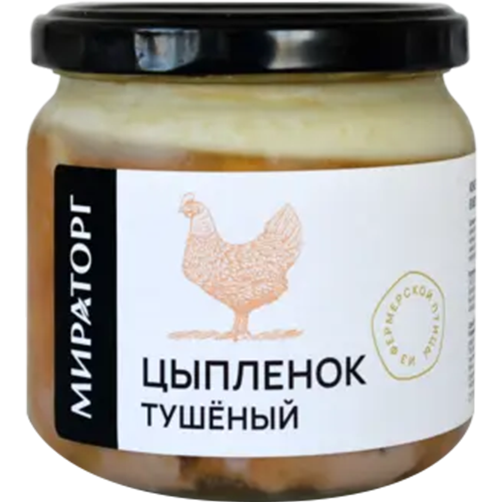 Консервы мясные «Мираторг» Цыпленок тушеный, 350 г #0