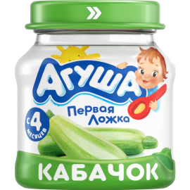 Пюре овощное «Агуша» кабачок, 80 г