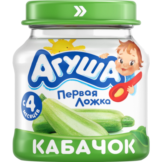 Пюре овощное «Агуша» кабачок, 80 г