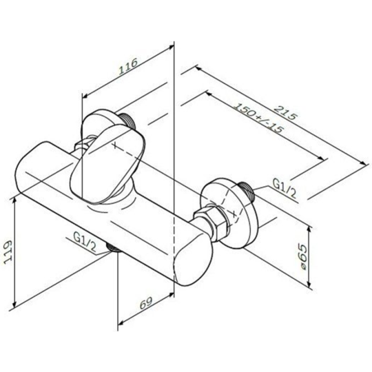 Смеситель «AM.PM» Spirit V2.0 F70A20000