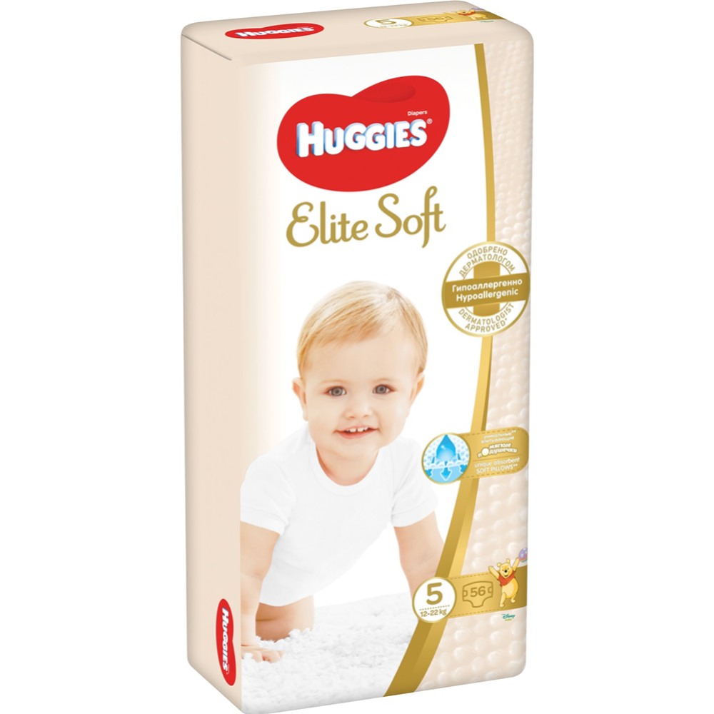 Подгузники детские «Huggies» Elite Soft, размер 5, 12-22 кг, 56 шт