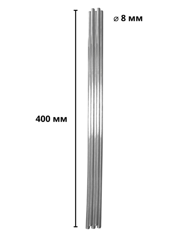 Припой ПОС 30, пруток, ГОСТ 21931-76, Ø8 мм, длина 400 мм, 1 кг, серия "Алмаз" TDM SQ1025-1320