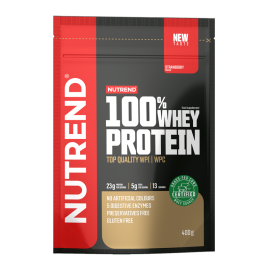 Протеин 100% WHEY PROTEIN Nutrend, 400 г, клубника