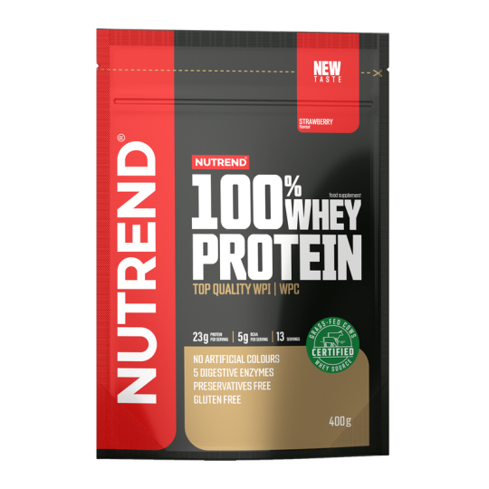 Протеин 100% WHEY PROTEIN Nutrend, 400 г, клубника