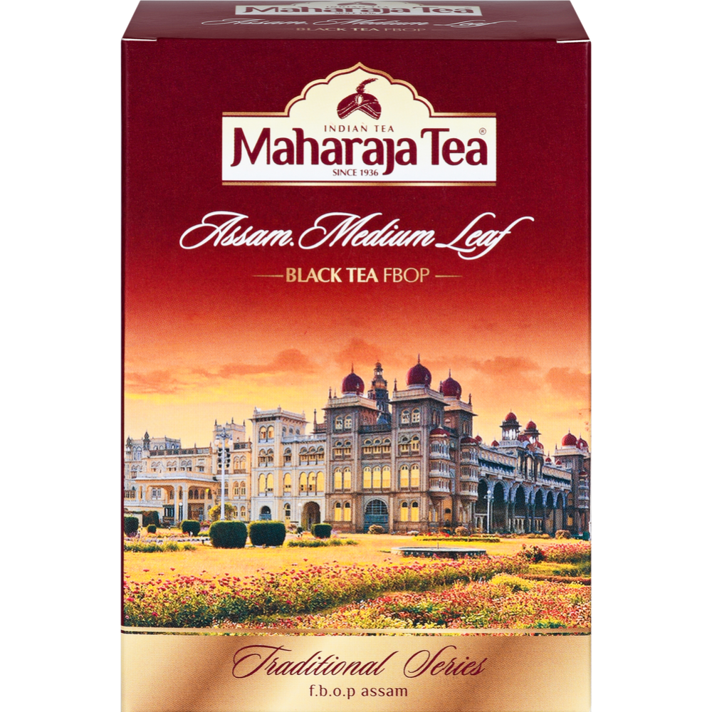 Чай черный «Maharaja Tea» Ассам, ин­дий­ский, бай­хо­вый, 100 г
