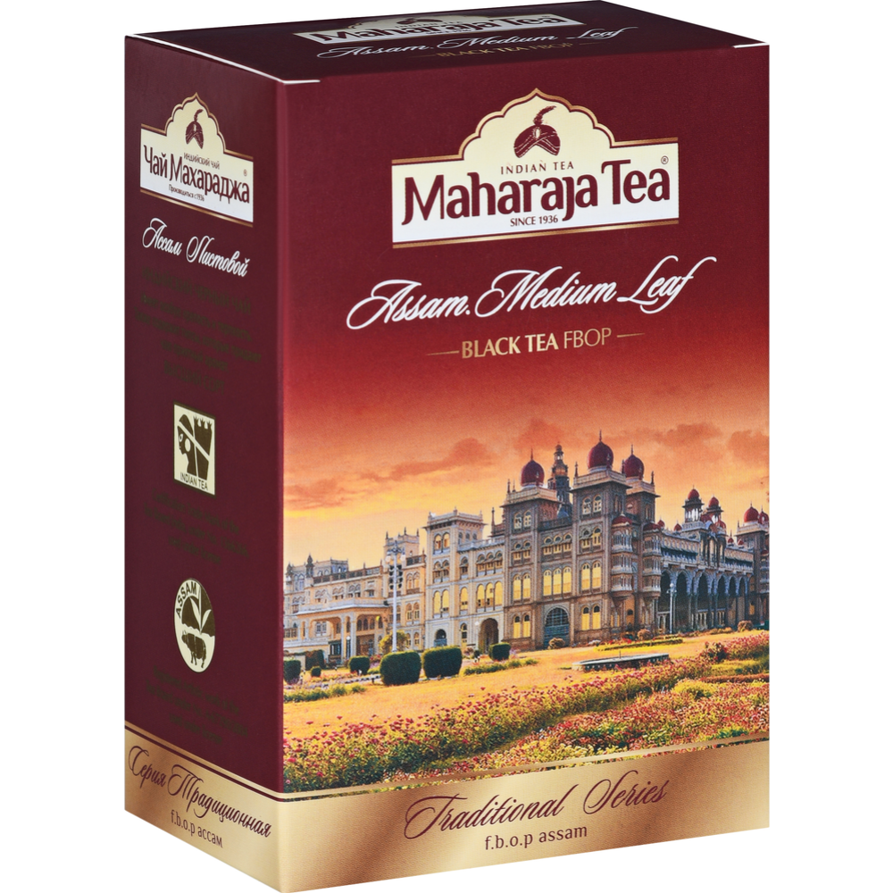 Чай черный «Maharaja Tea» Ассам, индийский, байховый, 100 г #1