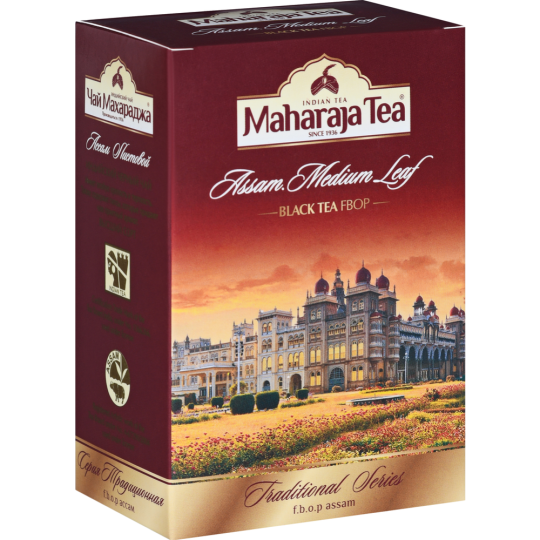 Чай черный «Maharaja Tea» Ассам, индийский, байховый, 100 г