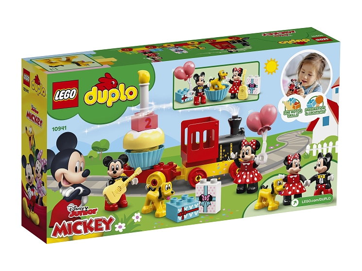 Конструктор LEGO DUPLO 10941 Праздничный поезд Микки и Минни