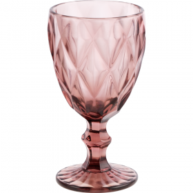 Бокал для вина «Lenardi» ро­зо­вый, 310 мл