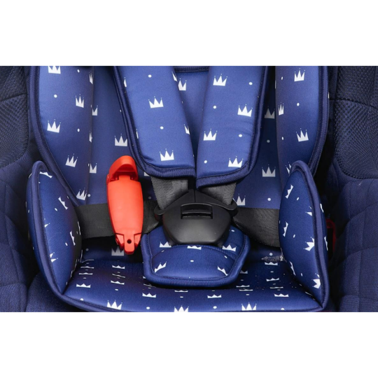 Автокресло «Lorelli» Jupiter Dark Blue Crowns.