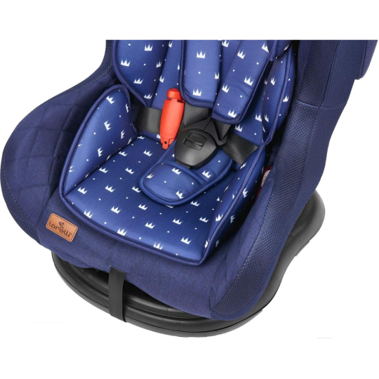 Автокресло «Lorelli» Jupiter Dark Blue Crowns.