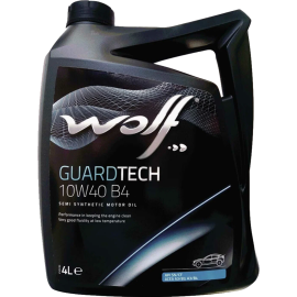 Масло моторное «Wolf» Guardtech, 10W-40 B4, 4 л