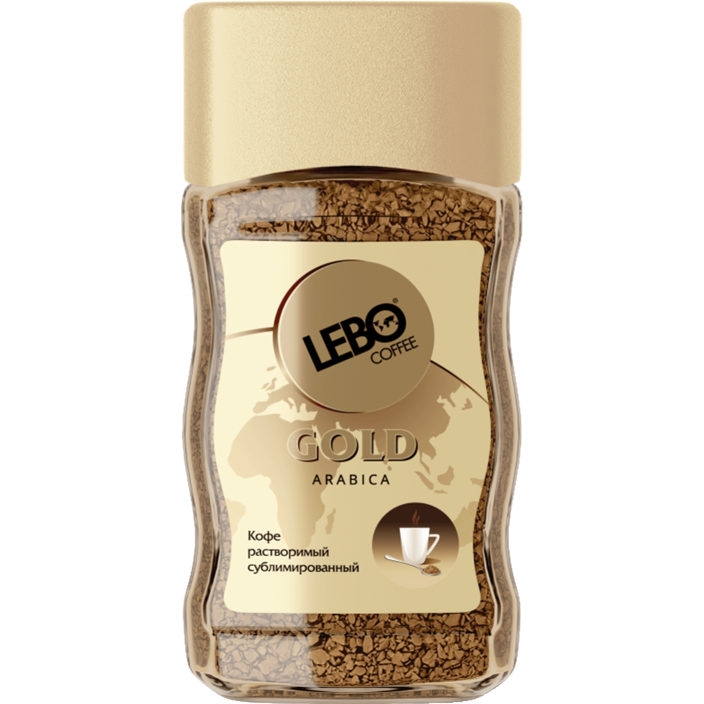 Кофе растворимый сублимированный «Lebo» Gold, 100 г