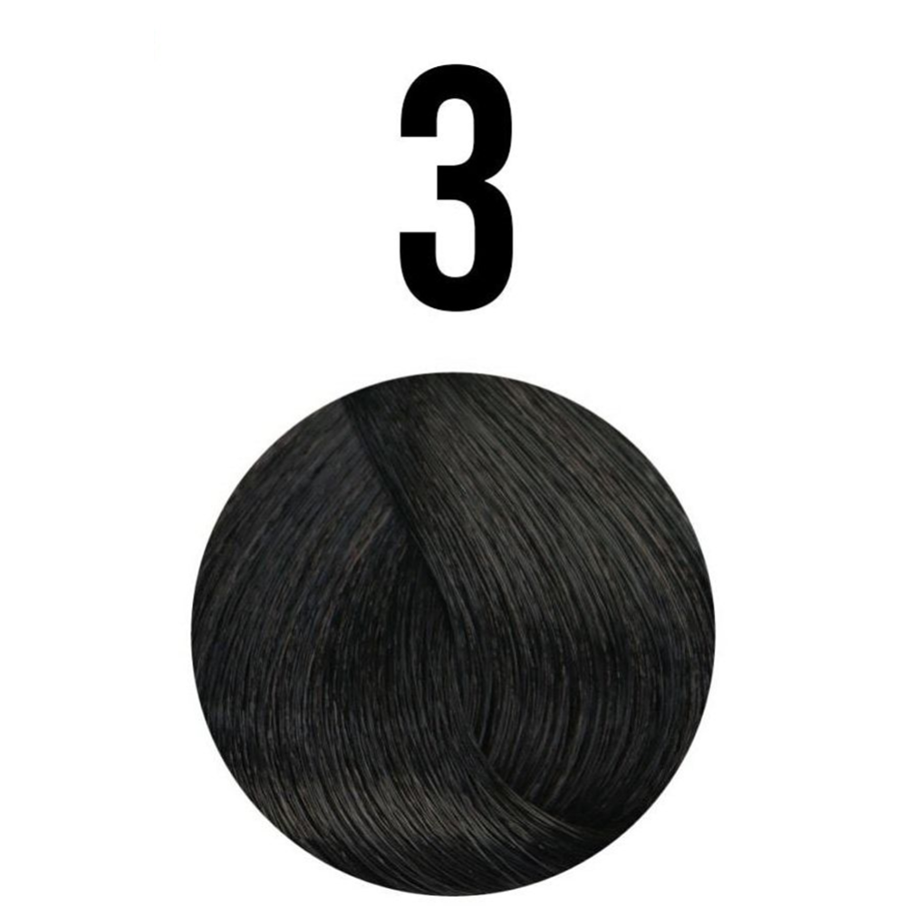 Крем-краска для волос «Inebrya» на семенах льна и алоэ вера, 3, 100 мл