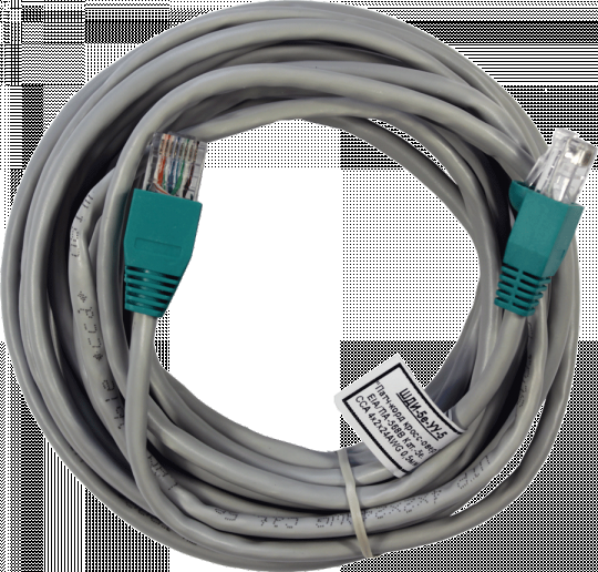 Патчкорд кроссовер UTP5e RJ45-RJ45 5м (4х2х24AWG[0.5мм] CCA) ("ЛВВ" Шнур ШДИ-5e УУ-5э)