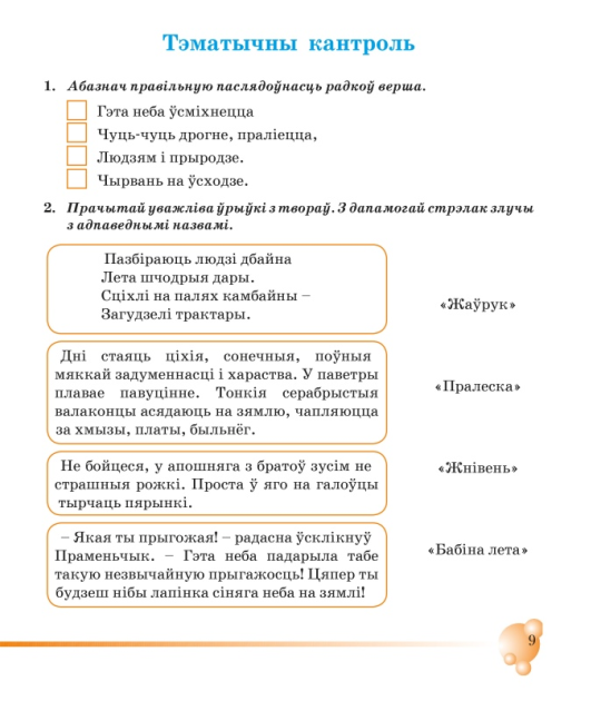 Літаратурнае чытанне. 4 клас. Чытаем разам з буслікам. Школьная праграма (2023) Т. А. Калінічэнка, "Сэр-Вит"