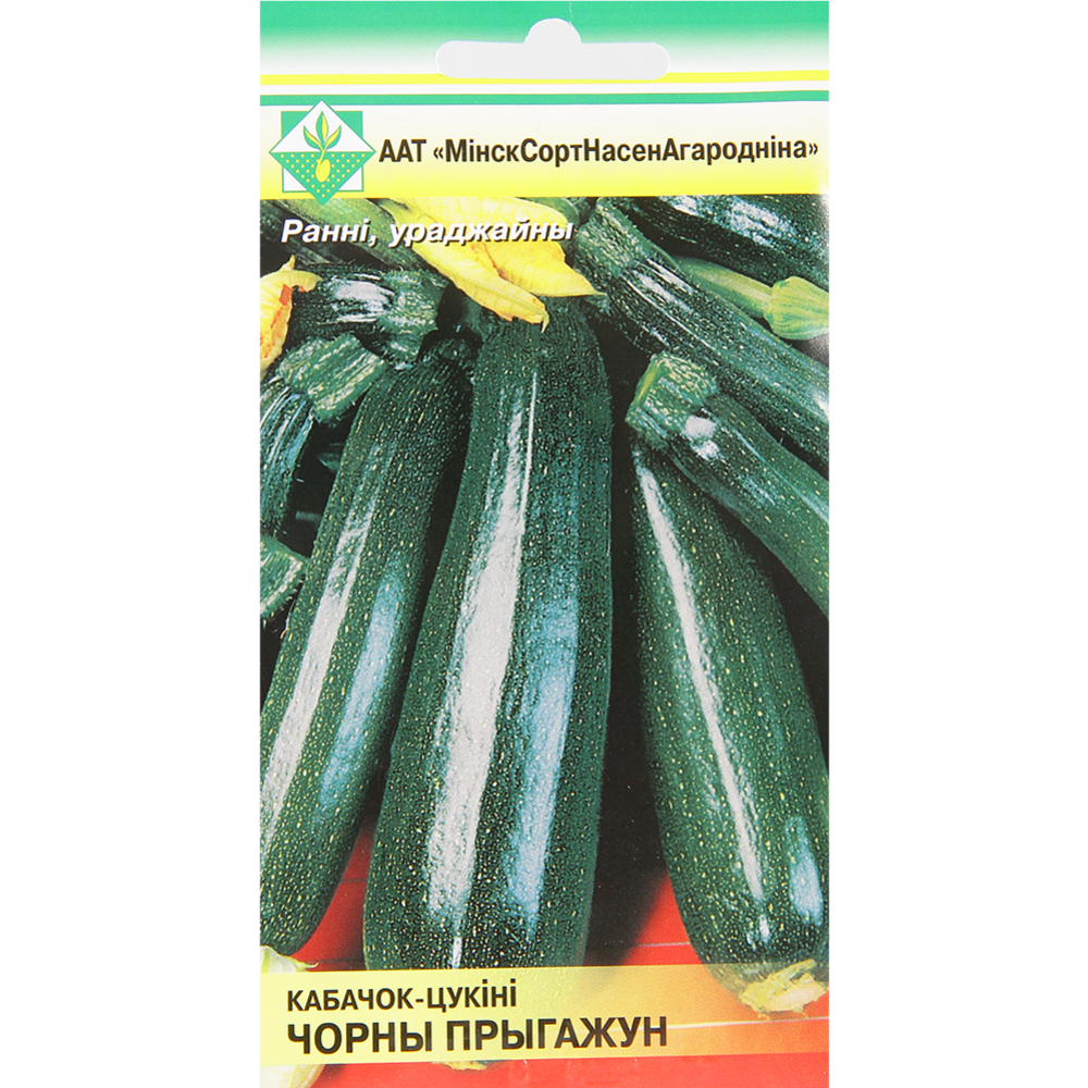 Семена ка­бач­ка-цукини «Чер­ный кра­са­ве­ц» 2 г