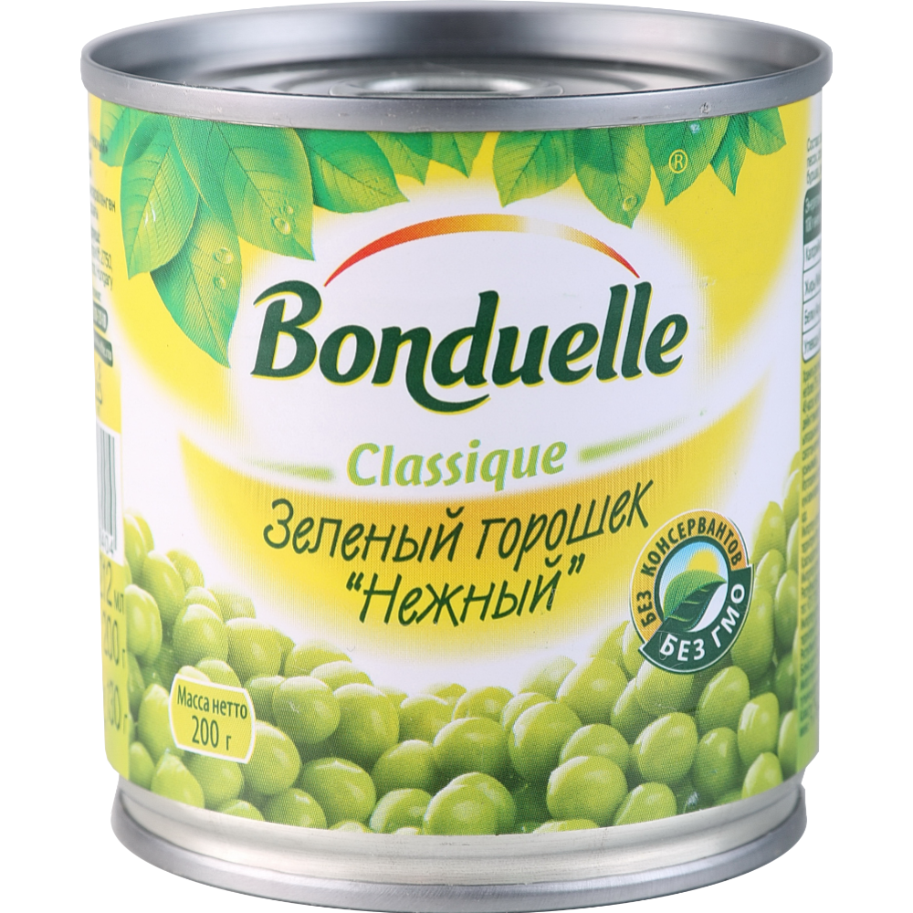 Горошек зеленый консервированный «Bonduelle» нежный, 212 мл #0