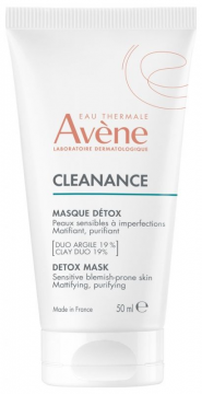 AVENE CLEANANCE Маска-детокс для глубокого очищения 50 мл