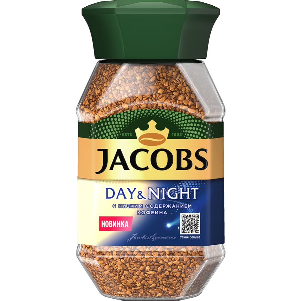 Кофе растворимый «Jacobs» DAY&NIGHT, 95 г #0